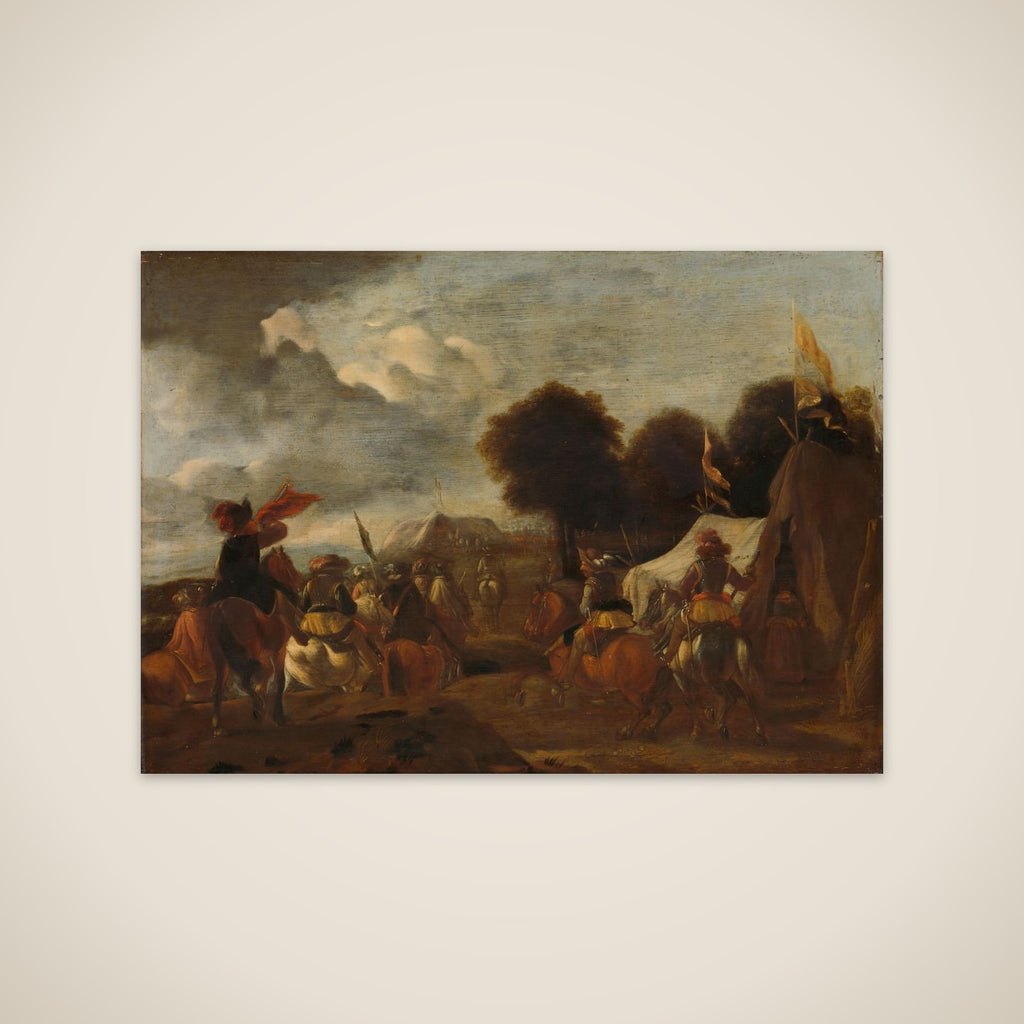 Army Camp unframed print