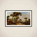 The Country Road framed