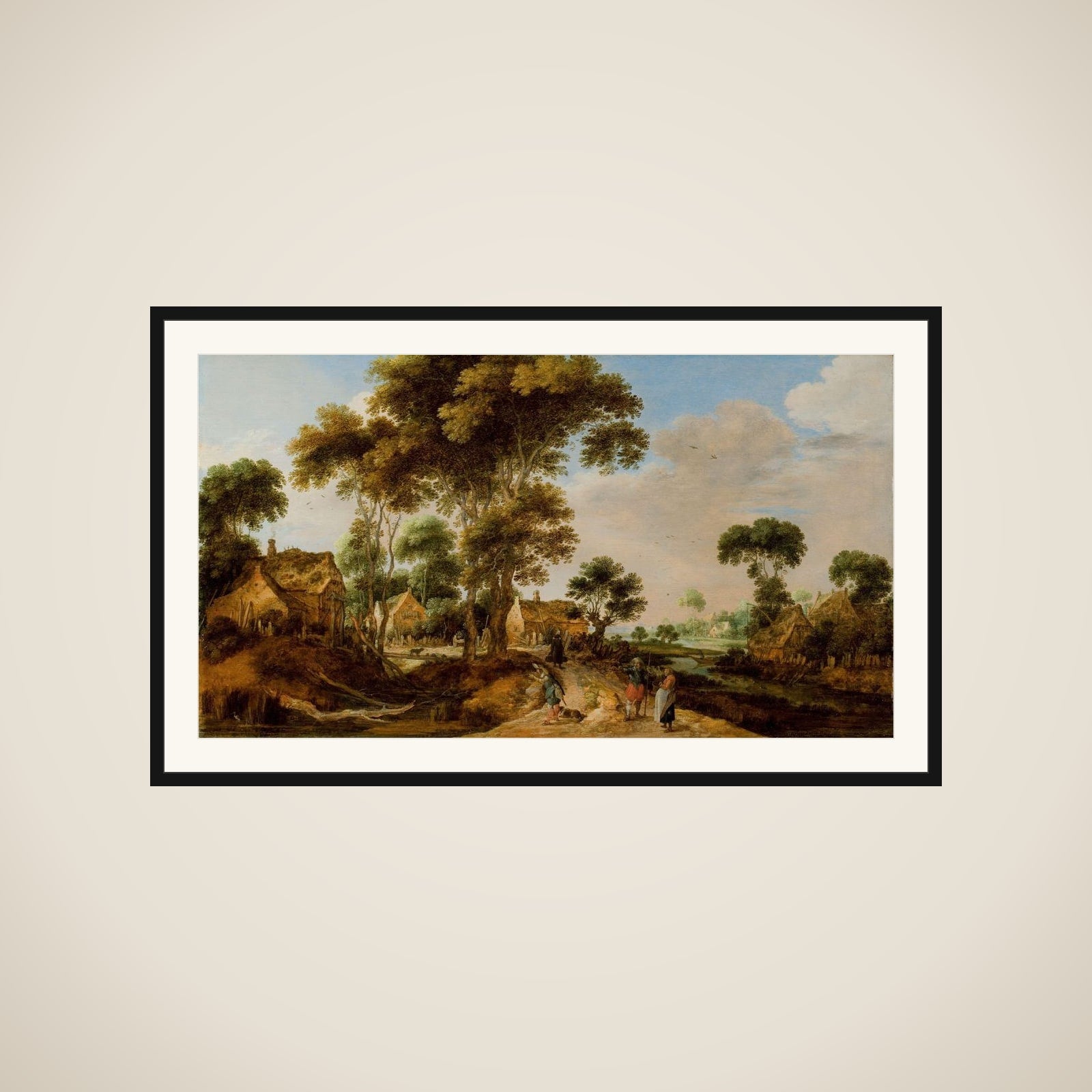 The Country Road framed