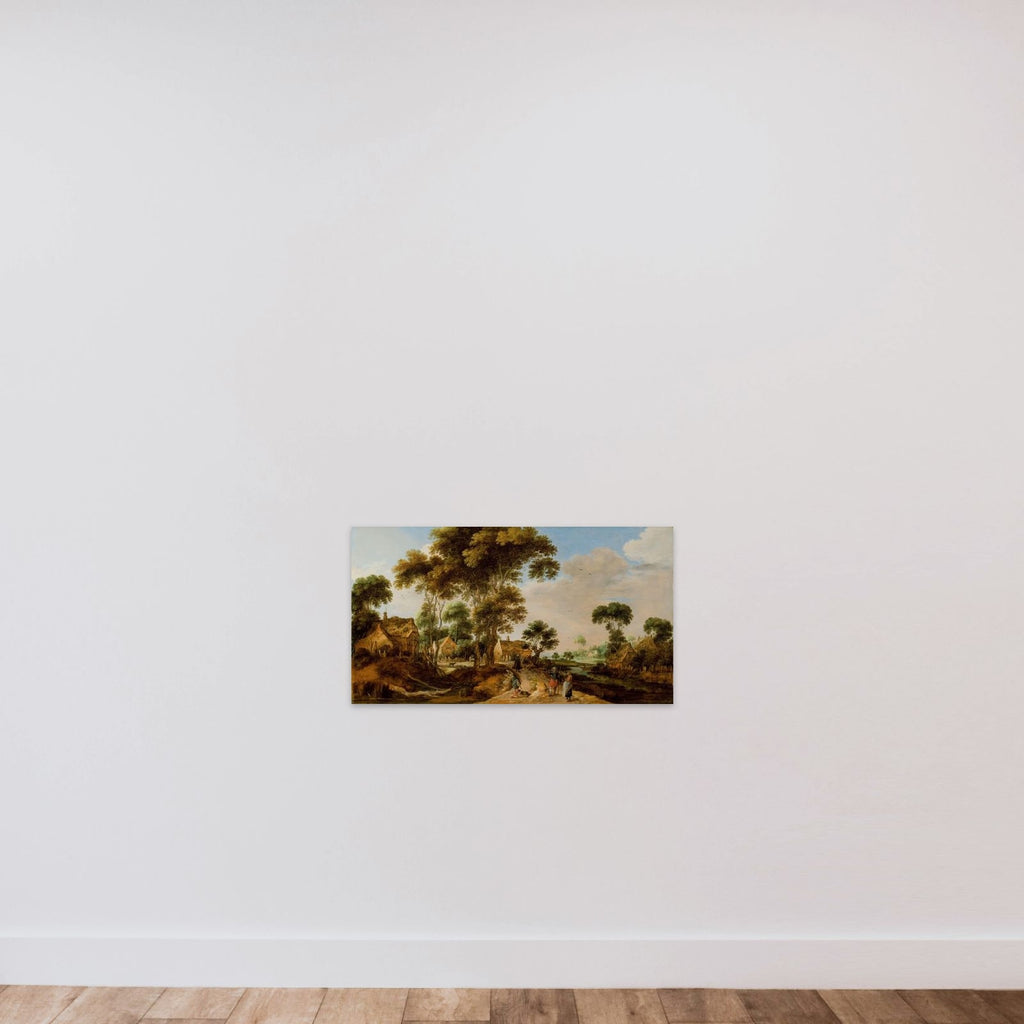 The Country Road unframed — shown to scale