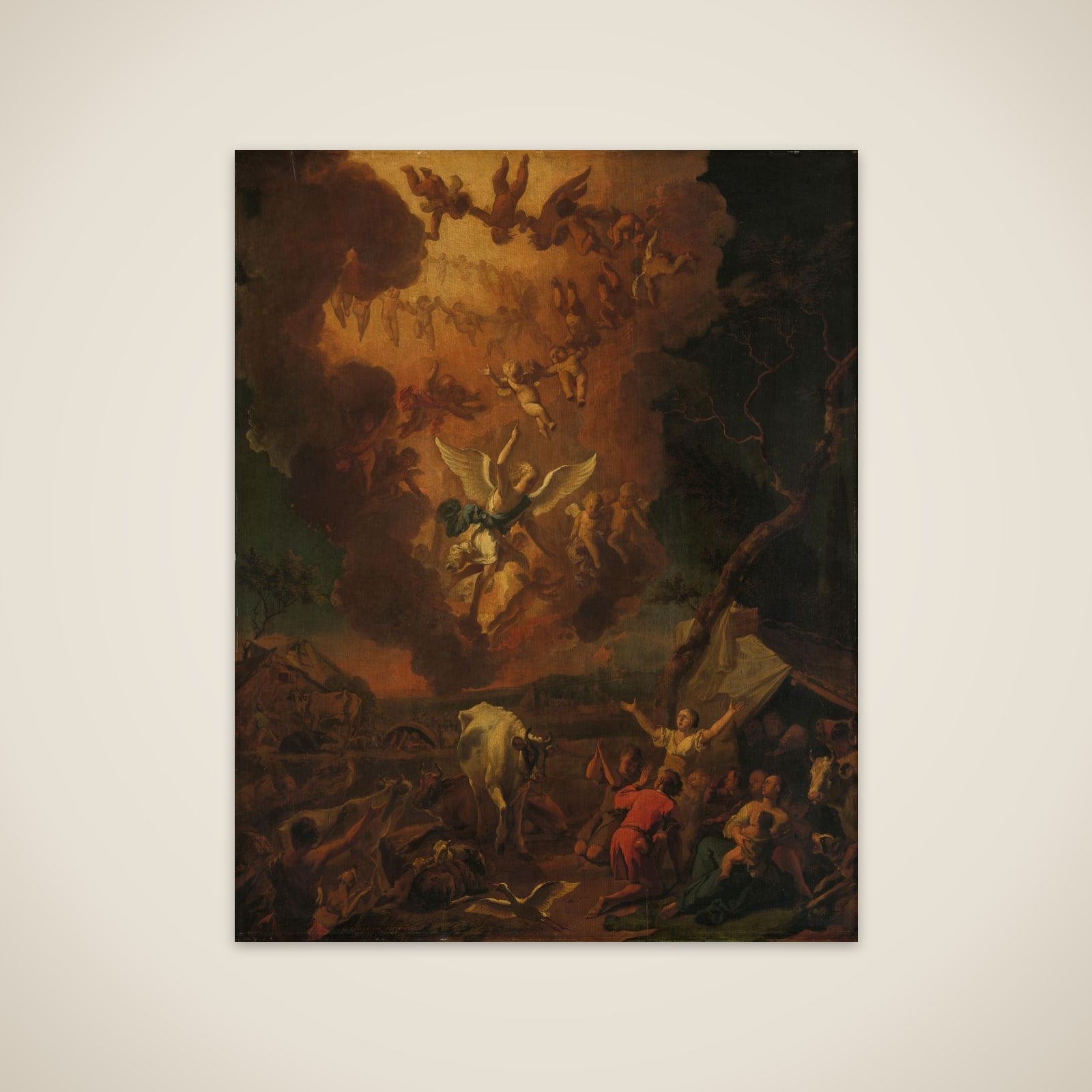 The Annunciation to the Shepherds unframed print