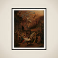 The Adoration of the Shepherds framed
