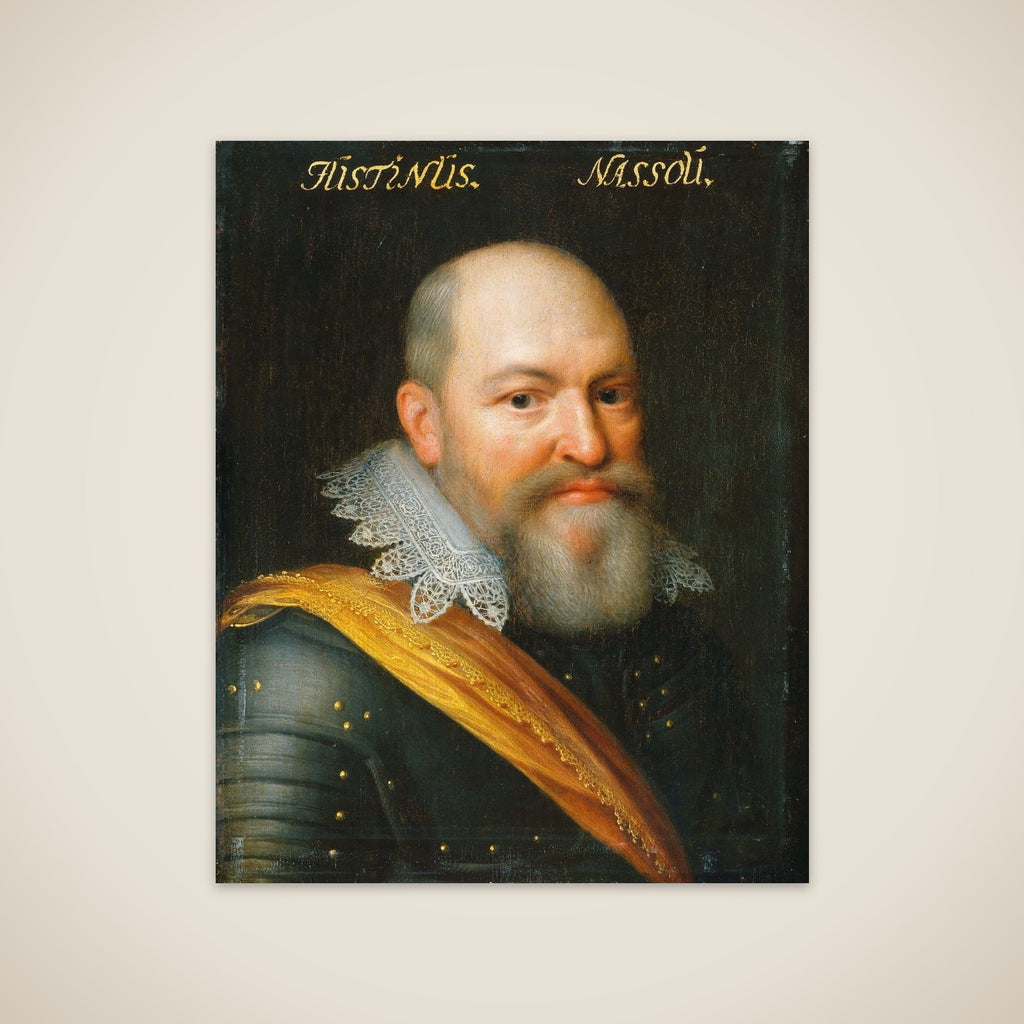 Portrait of Justinus of Nassau (1559-1631) unframed print