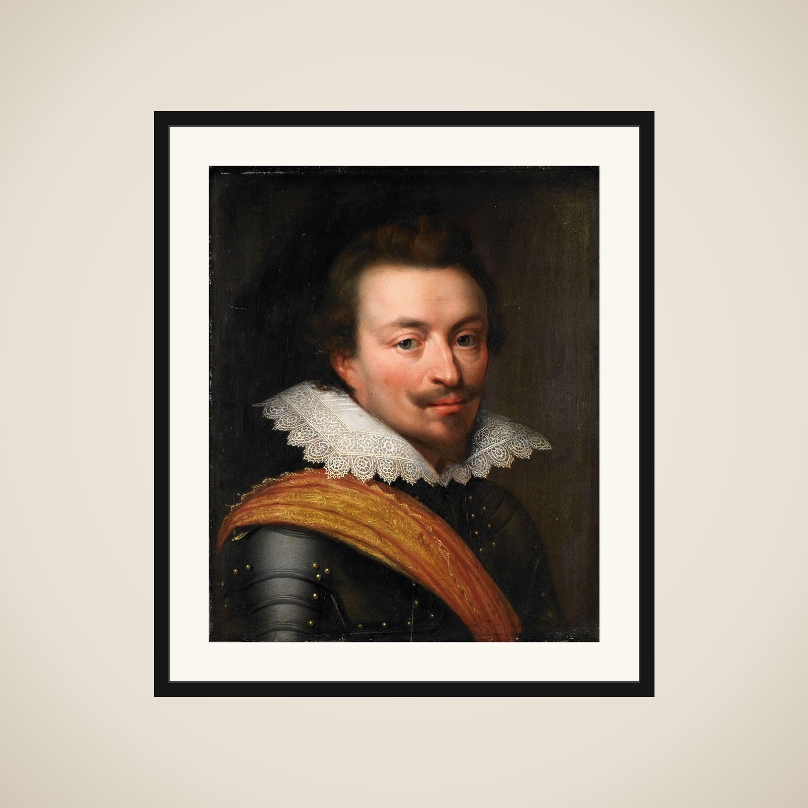 Portrait of Jan the Younger (1583-1638), Count of Nassau-Siegen (Count John VIII of Nassau-Siegen) framed