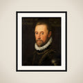 Portrait of Gaspard de Coligny (1517-72) framed