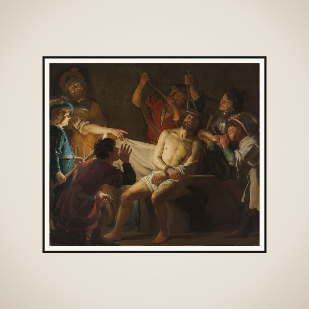 Christ Crowned with Thorns framed