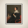 Sophia Coopmans, Wife of Gerard van Honthorst framed