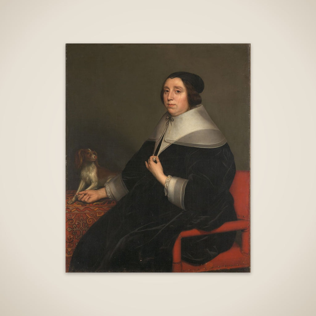 Sophia Coopmans, Wife of Gerard van Honthorst unframed print