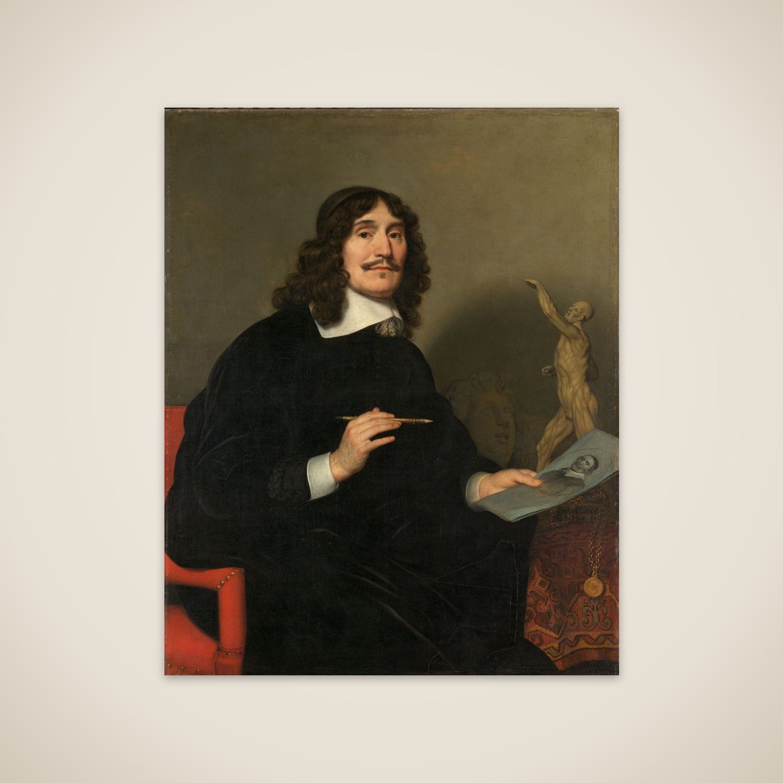 Portrait of an Artist unframed print