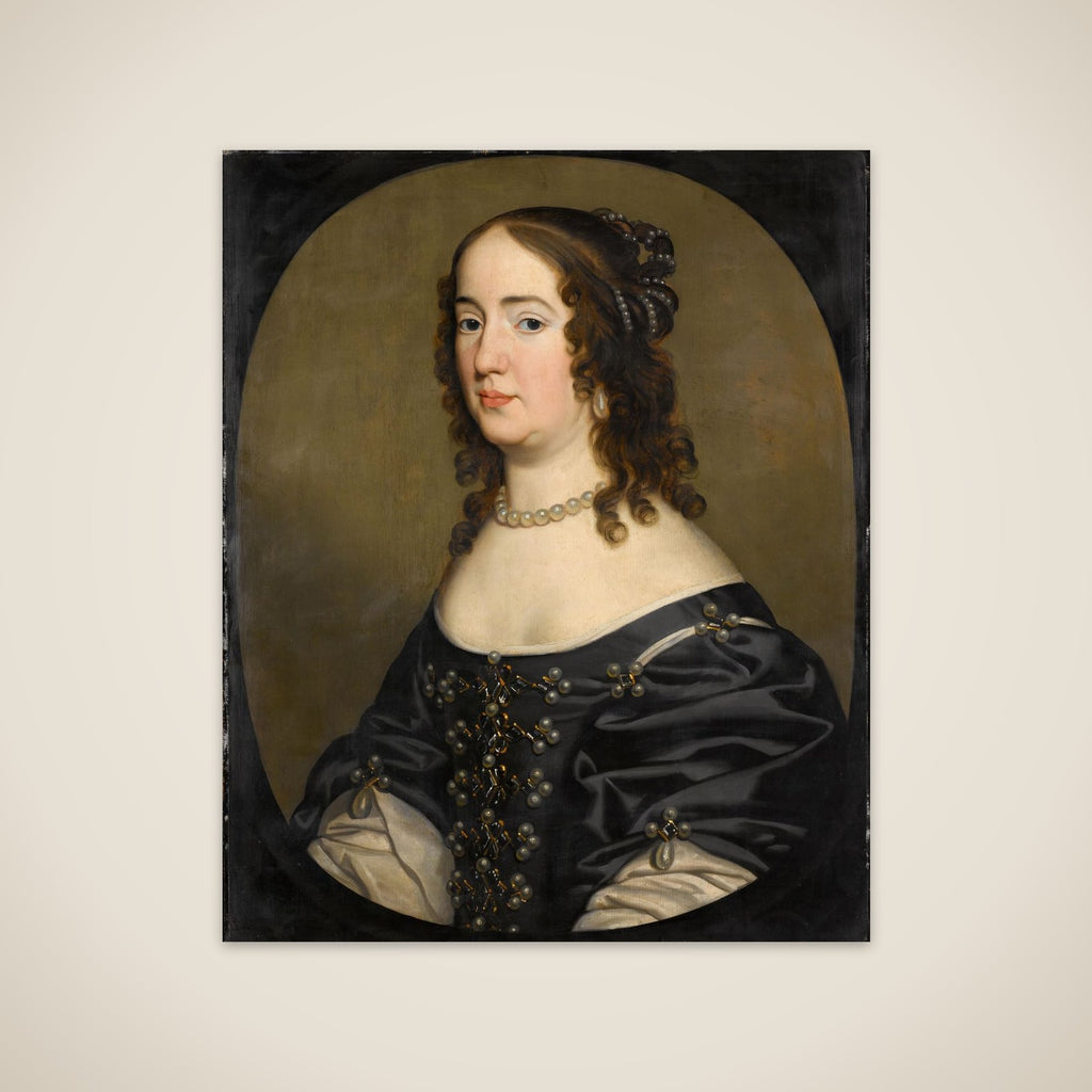 Portrait of Amalia van Solms (1602-75) unframed print