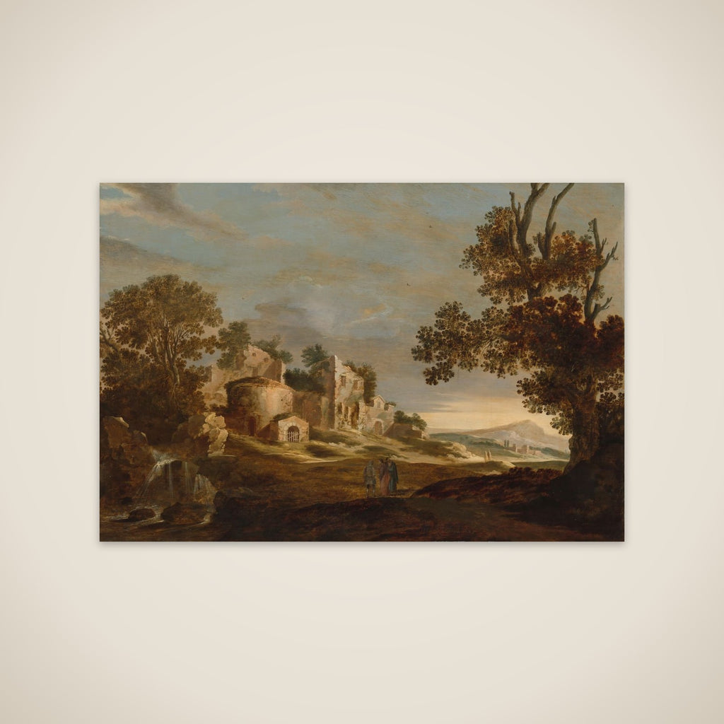 Landscape with Journey to Emmaus unframed print