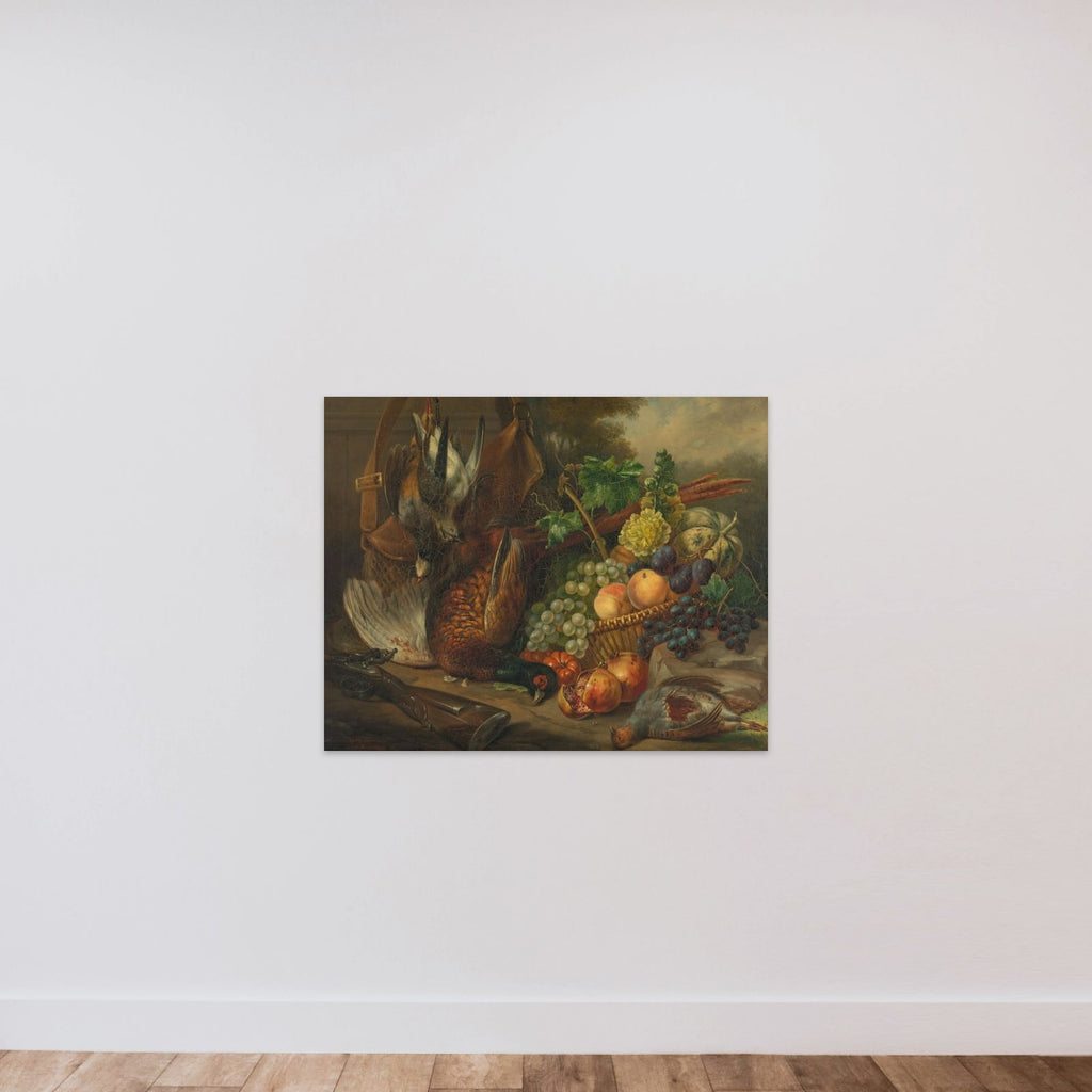 Still life unframed — shown to scale