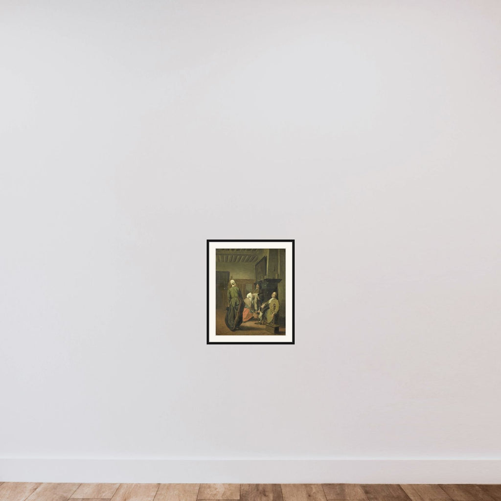 Merry Company framed — shown to scale