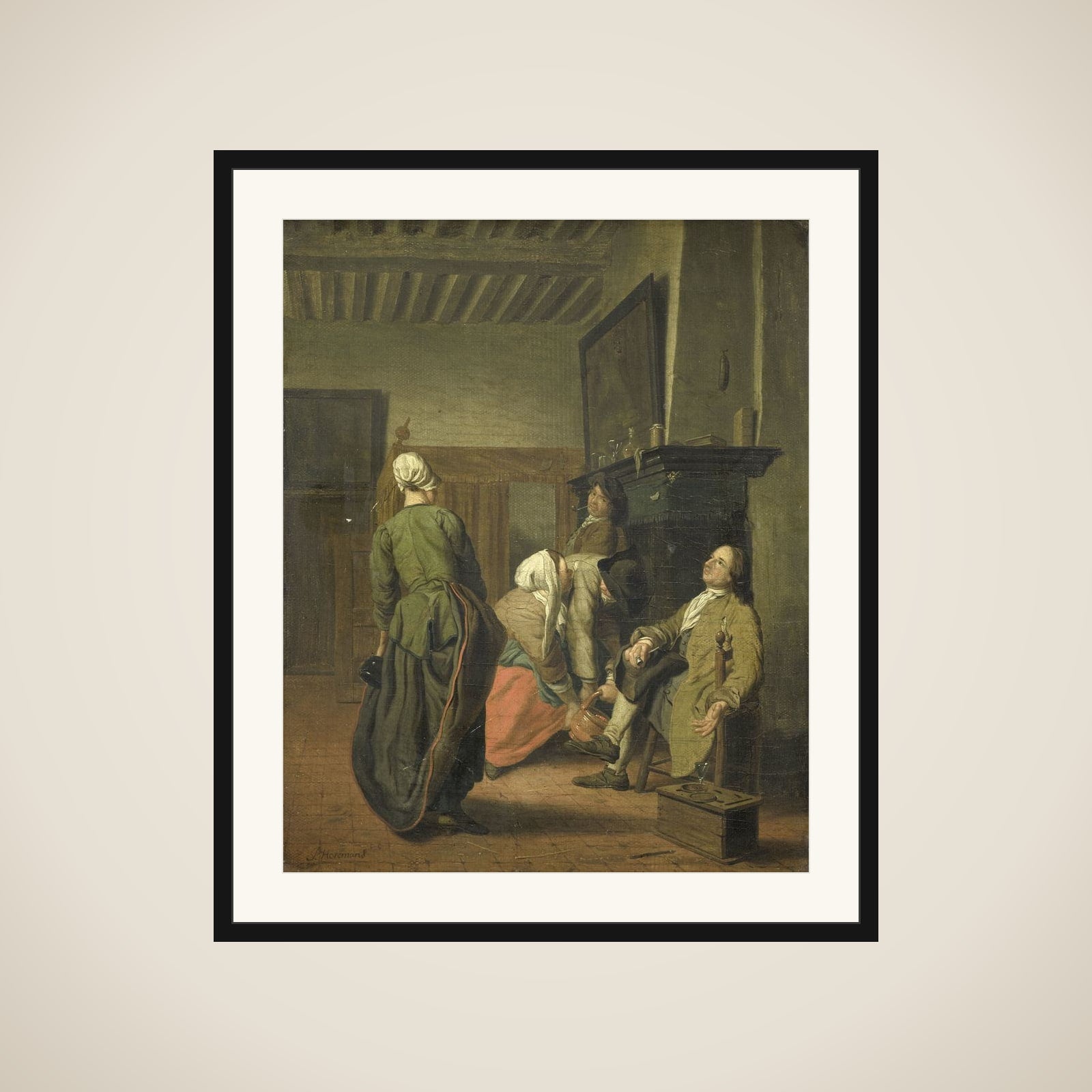 Merry Company framed