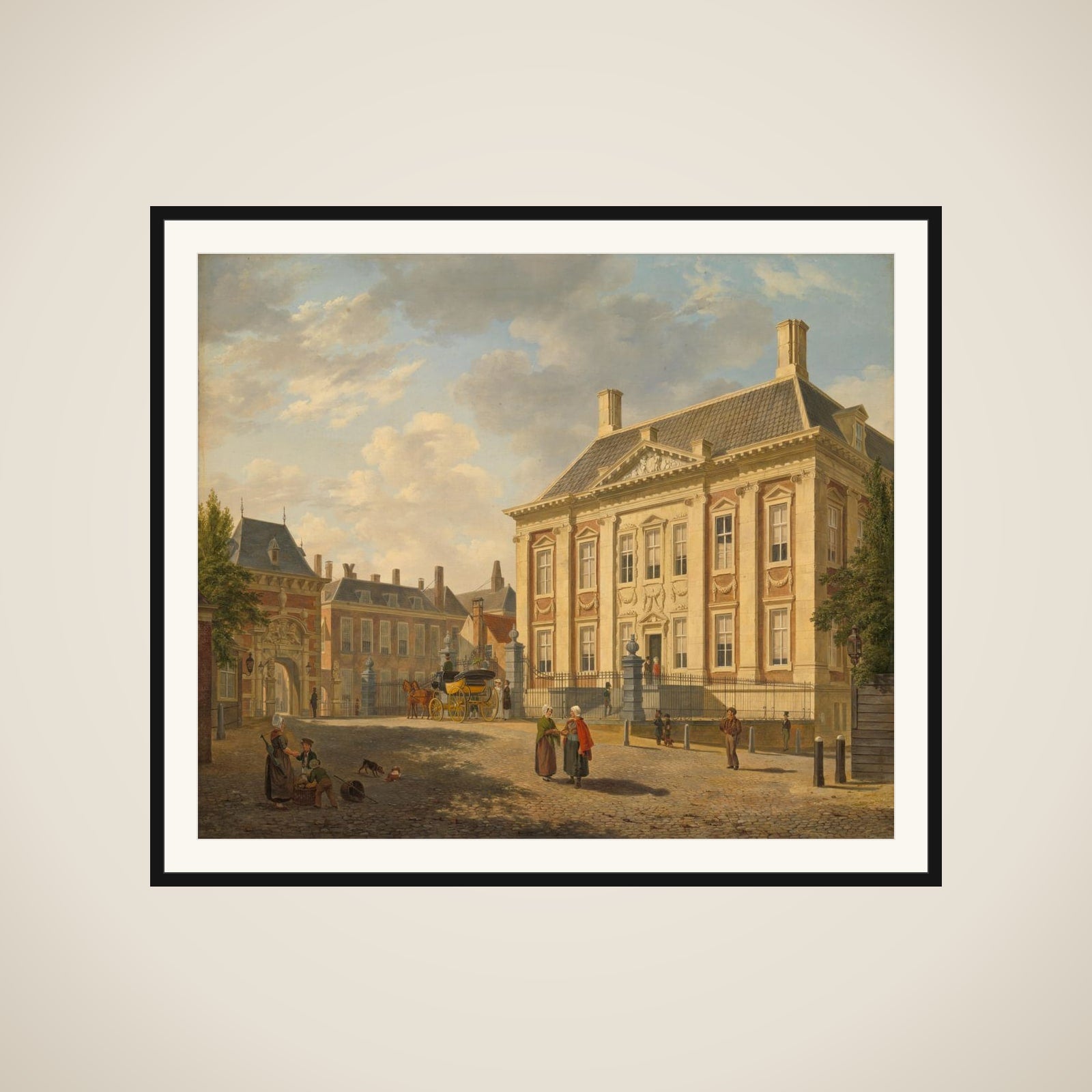 The Mauritshuis in The Hague framed