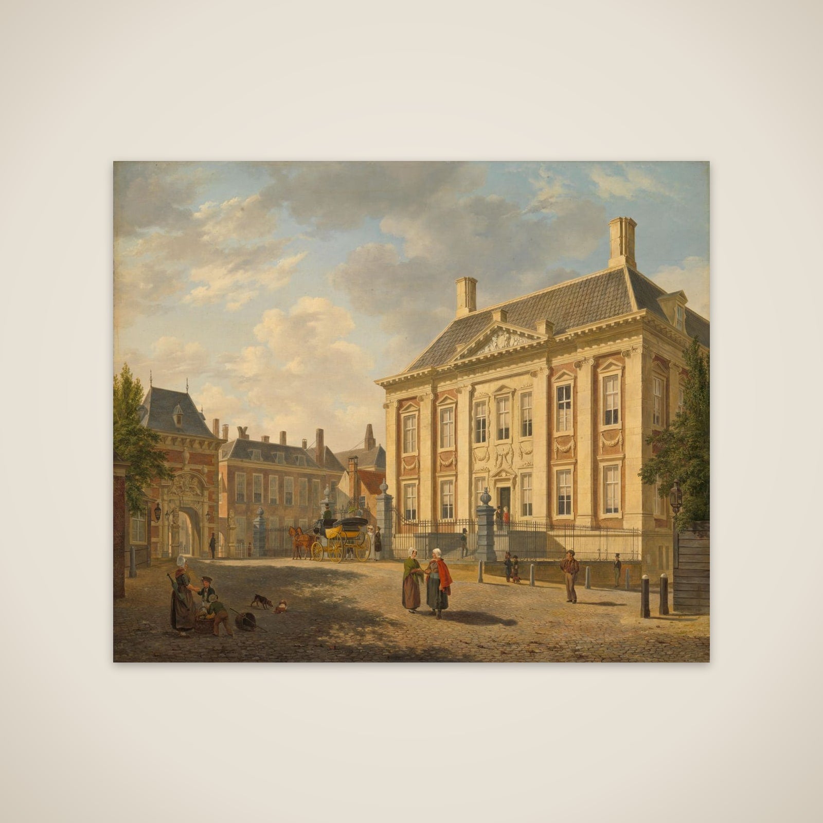 The Mauritshuis in The Hague unframed print
