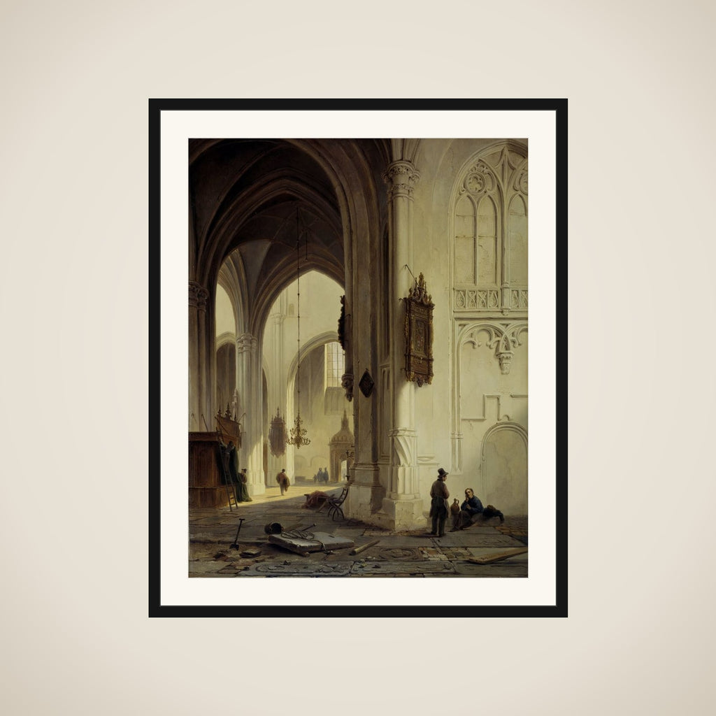 Church Interior framed