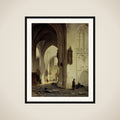 Church Interior framed