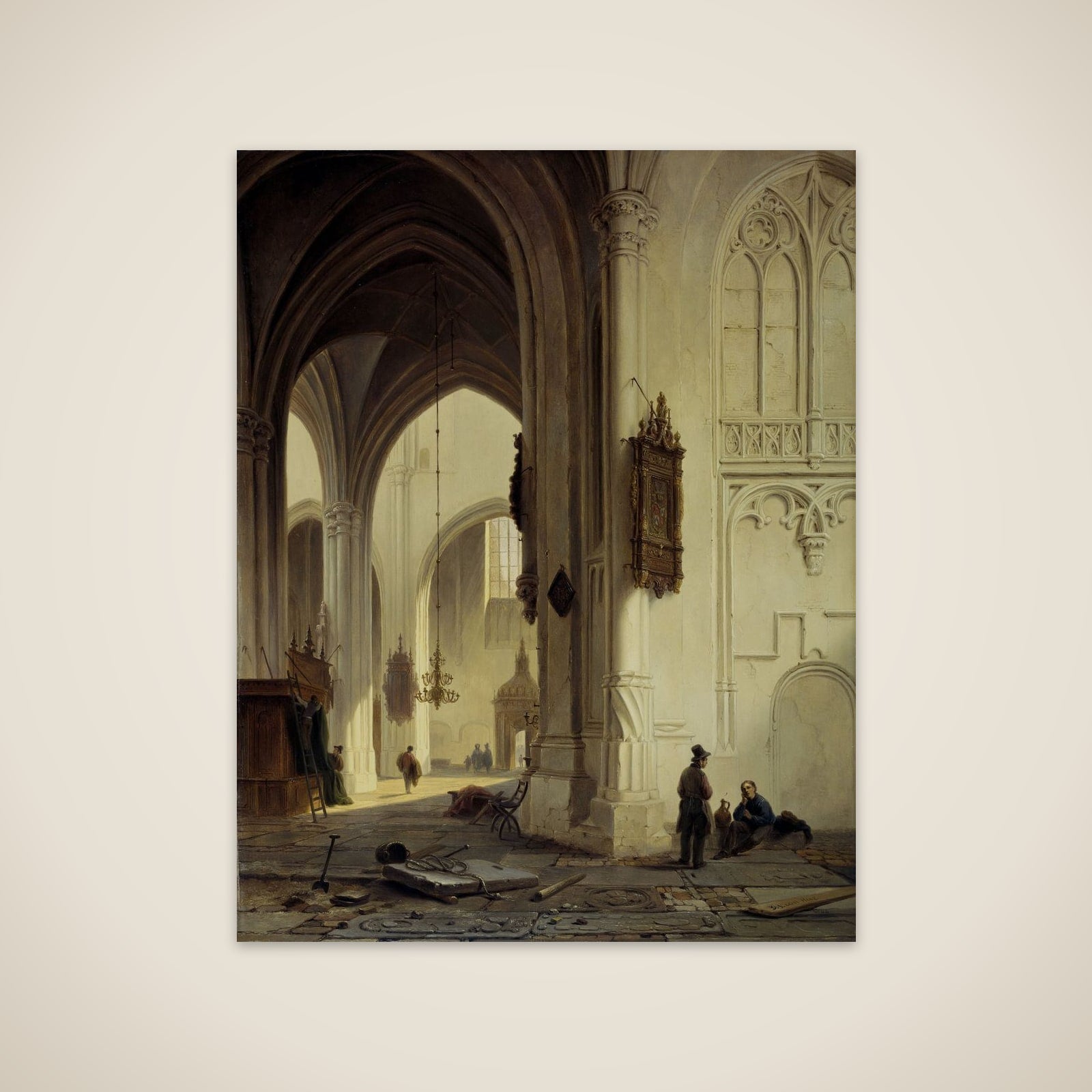 Church Interior unframed print