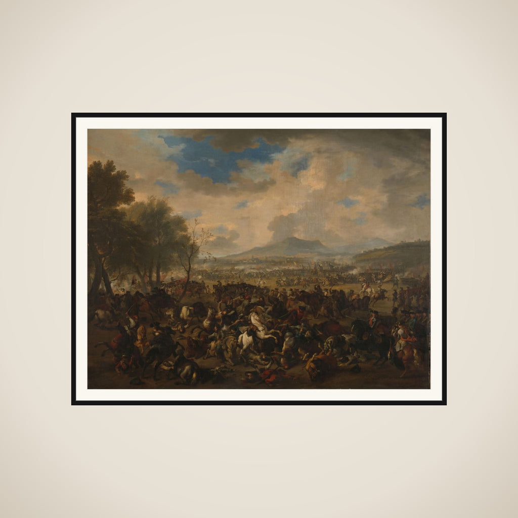 The Battle of Ramillies between the French and the Allied Powers, 23 May 1706 framed