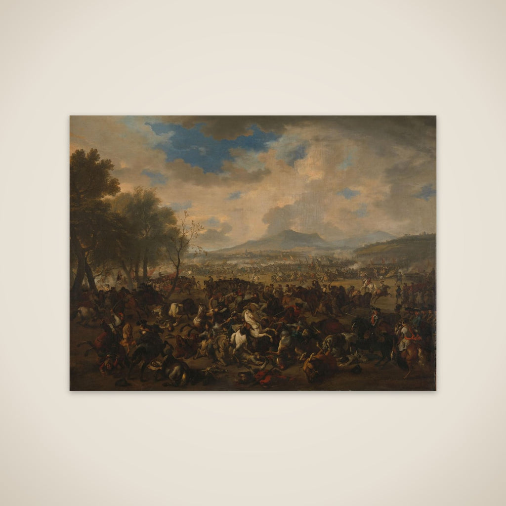 The Battle of Ramillies between the French and the Allied Powers, 23 May 1706 unframed print