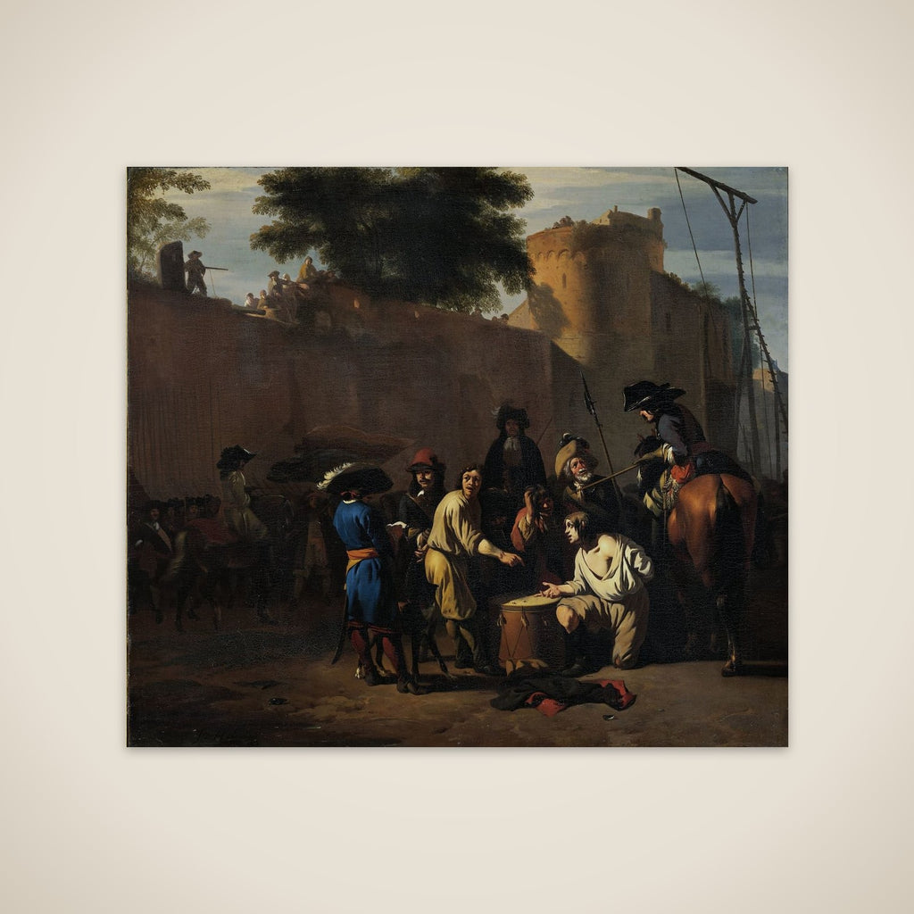Casting the Dice for Life or Death unframed print