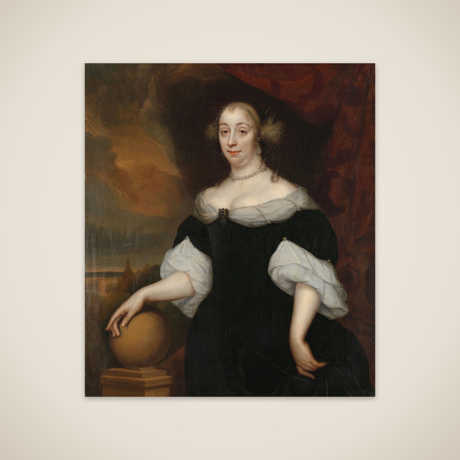 Margaretha Munter (1639-1711), second Wife of Jacobus Trip unframed print