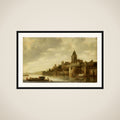 View of the Valkhof in Nijmegen framed