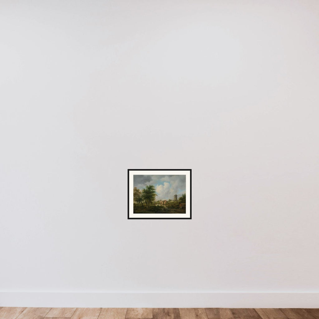City Gate framed — shown to scale
