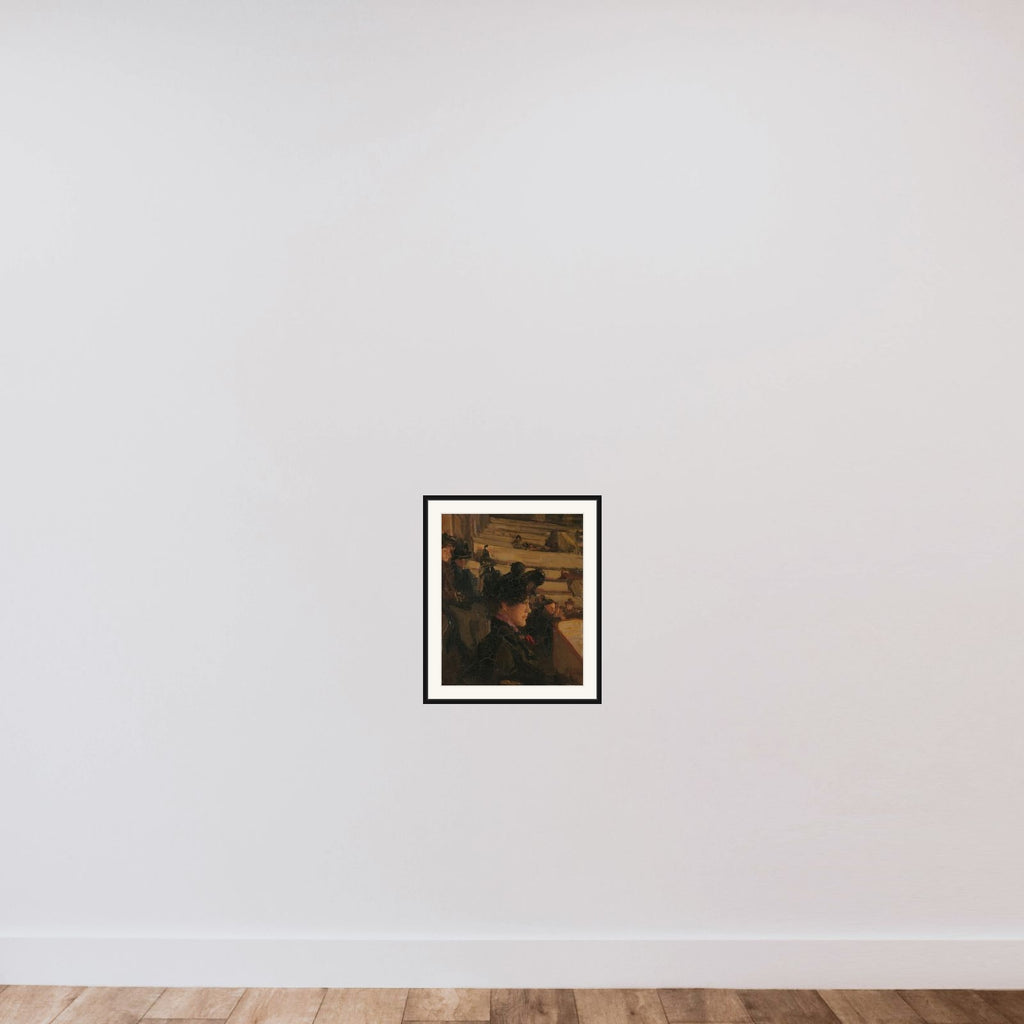 In the Theatre framed — shown to scale