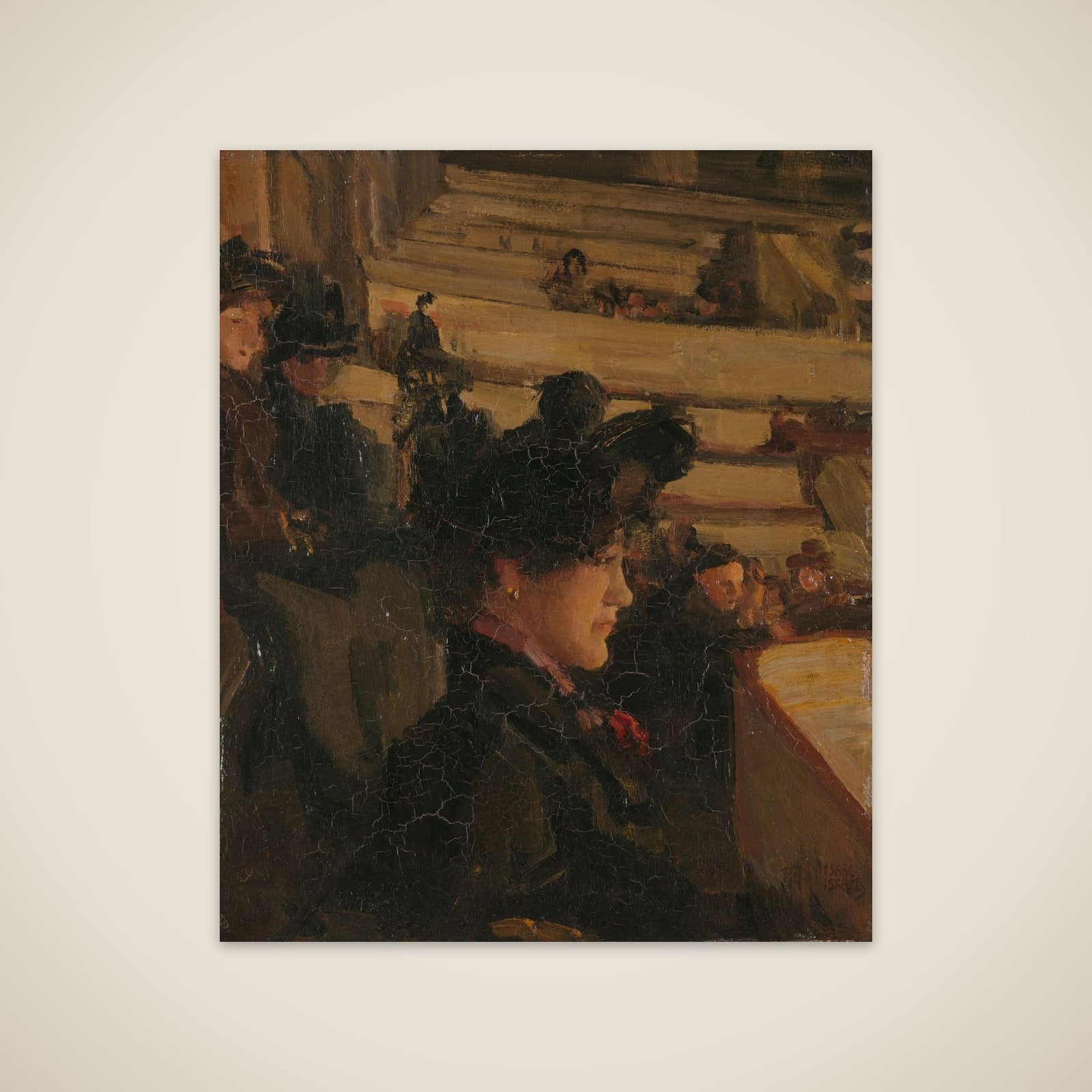 In the Theatre unframed print