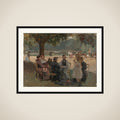 In the Bois de Boulogne near Paris framed