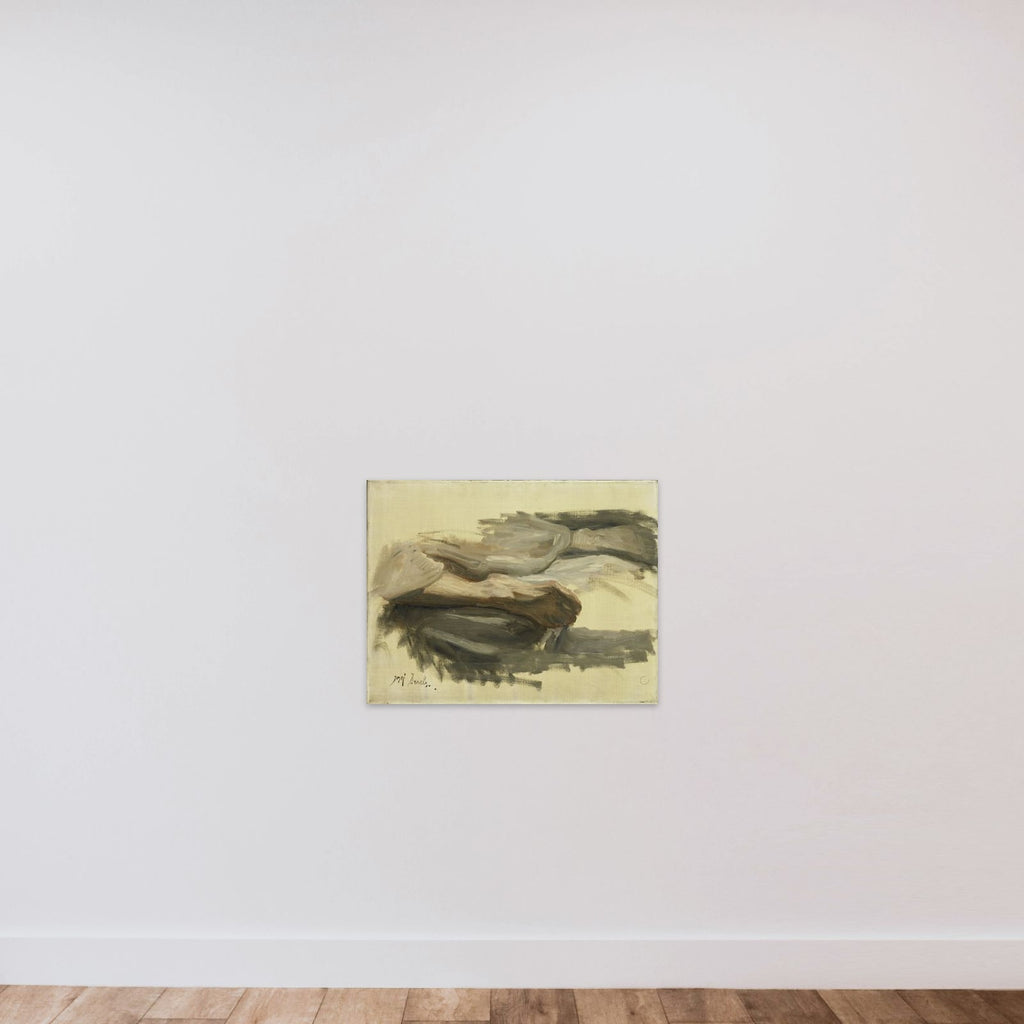 Saul's Legs unframed — shown to scale