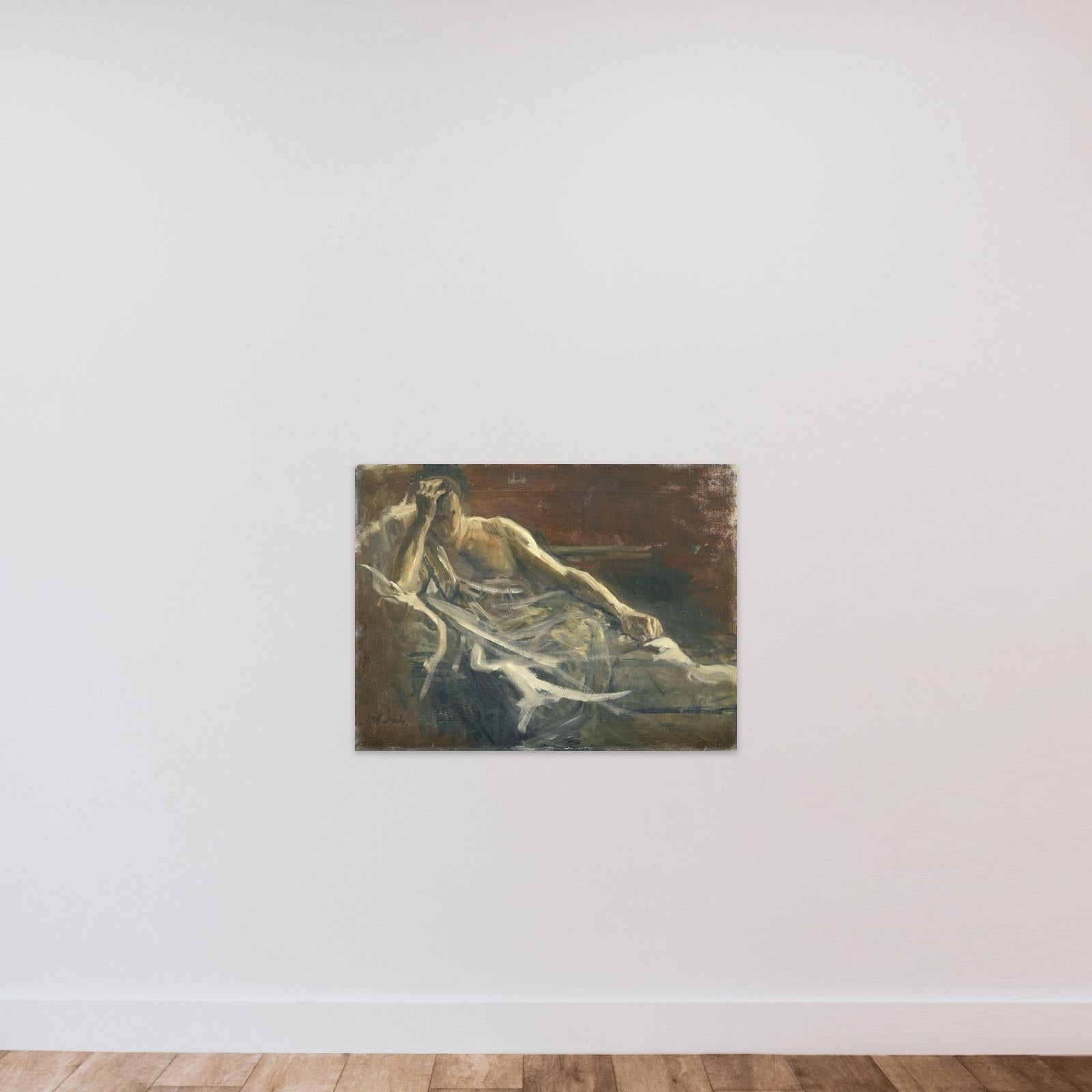 Saul unframed — shown to scale