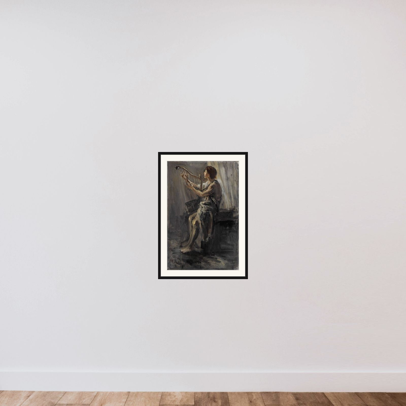 David framed — shown to scale