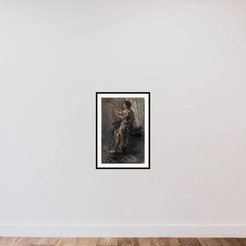 David framed — shown to scale