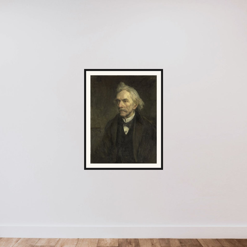 Louis Jacques Veltman (1817-1907).  Actor framed — shown to scale