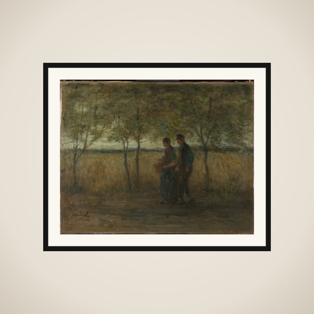 'Turning homewards' framed