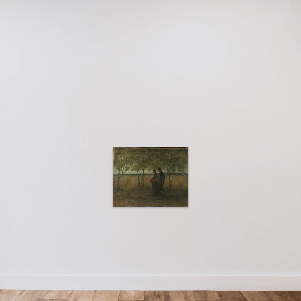 'Turning homewards' unframed — shown to scale