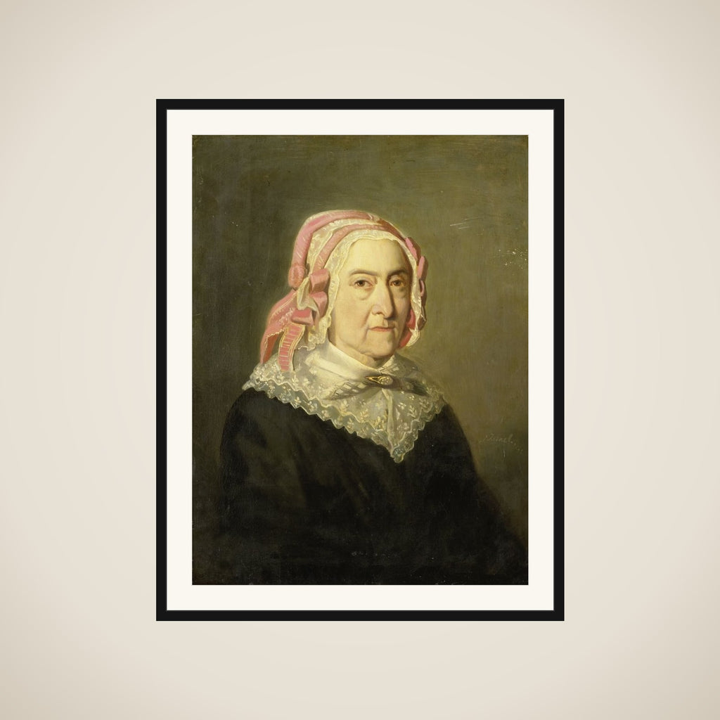 Sientje Nijkerk-Servaas at the age of 90, 1857 framed