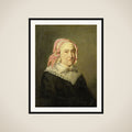 Sientje Nijkerk-Servaas at the age of 90, 1857 framed