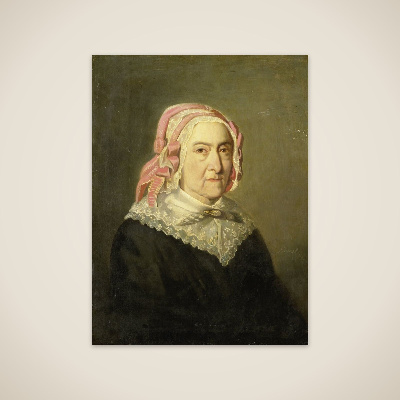 Sientje Nijkerk-Servaas at the age of 90, 1857 unframed print