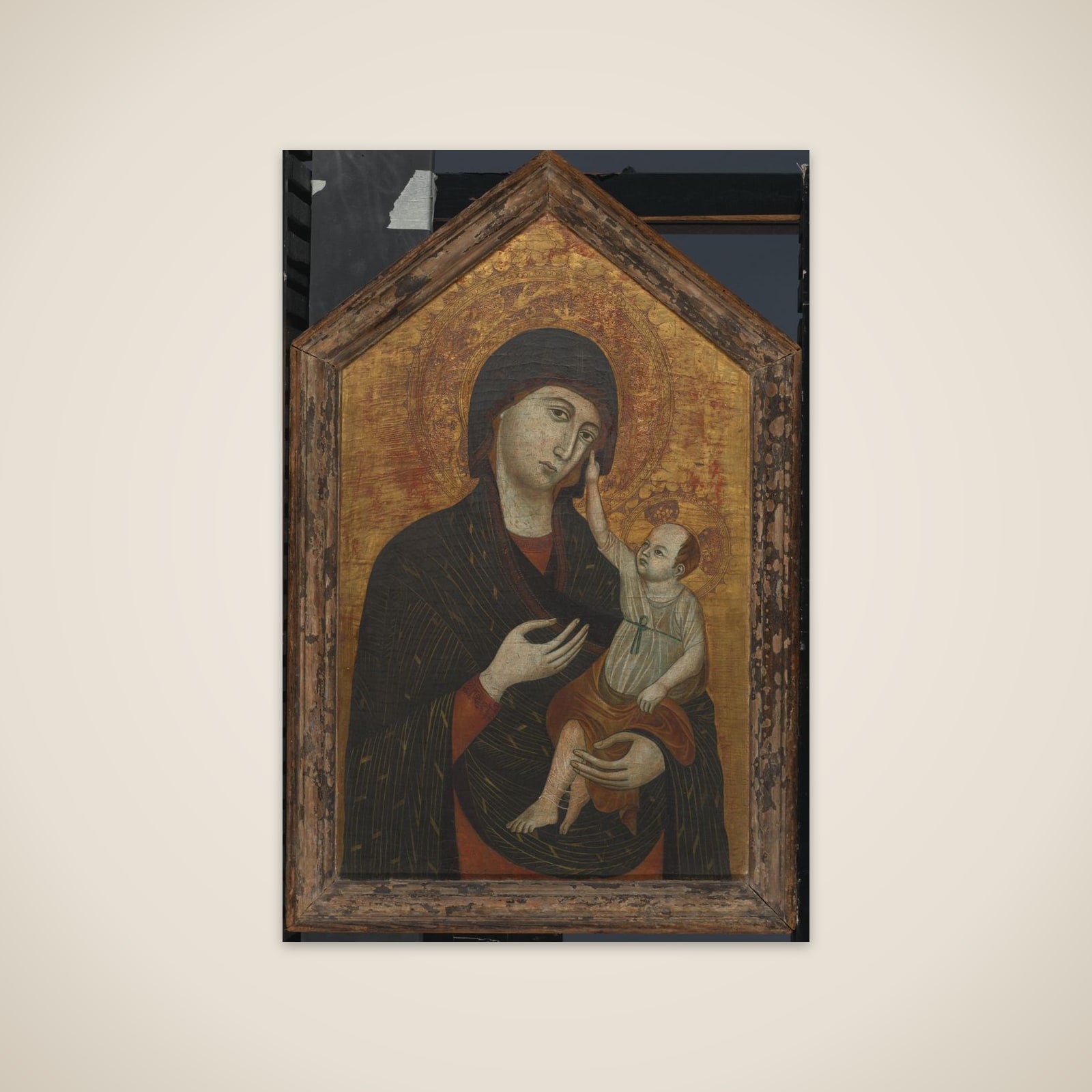 Maria met kind unframed print