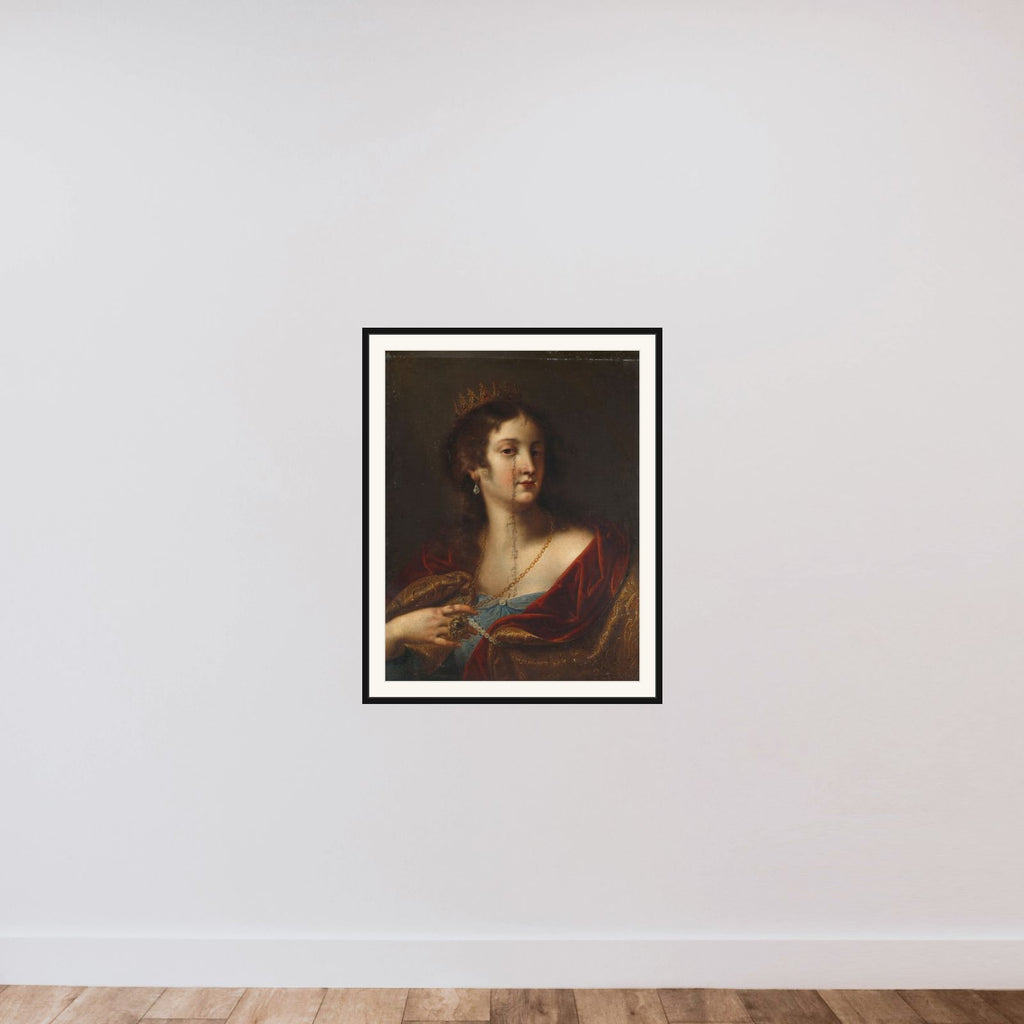 Justice framed — shown to scale