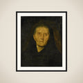 The Mourning Widow framed