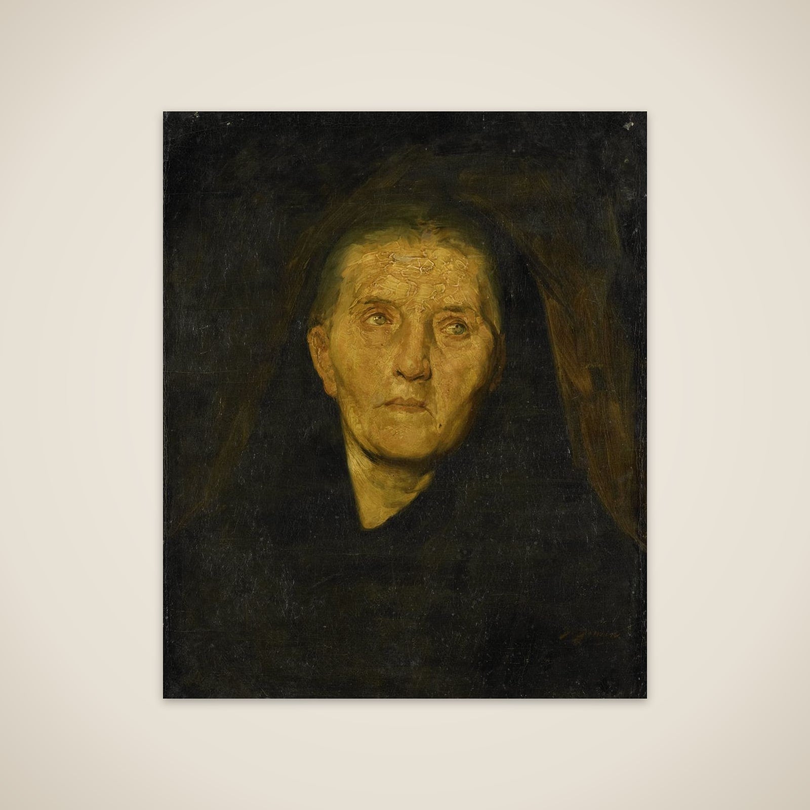The Mourning Widow unframed print