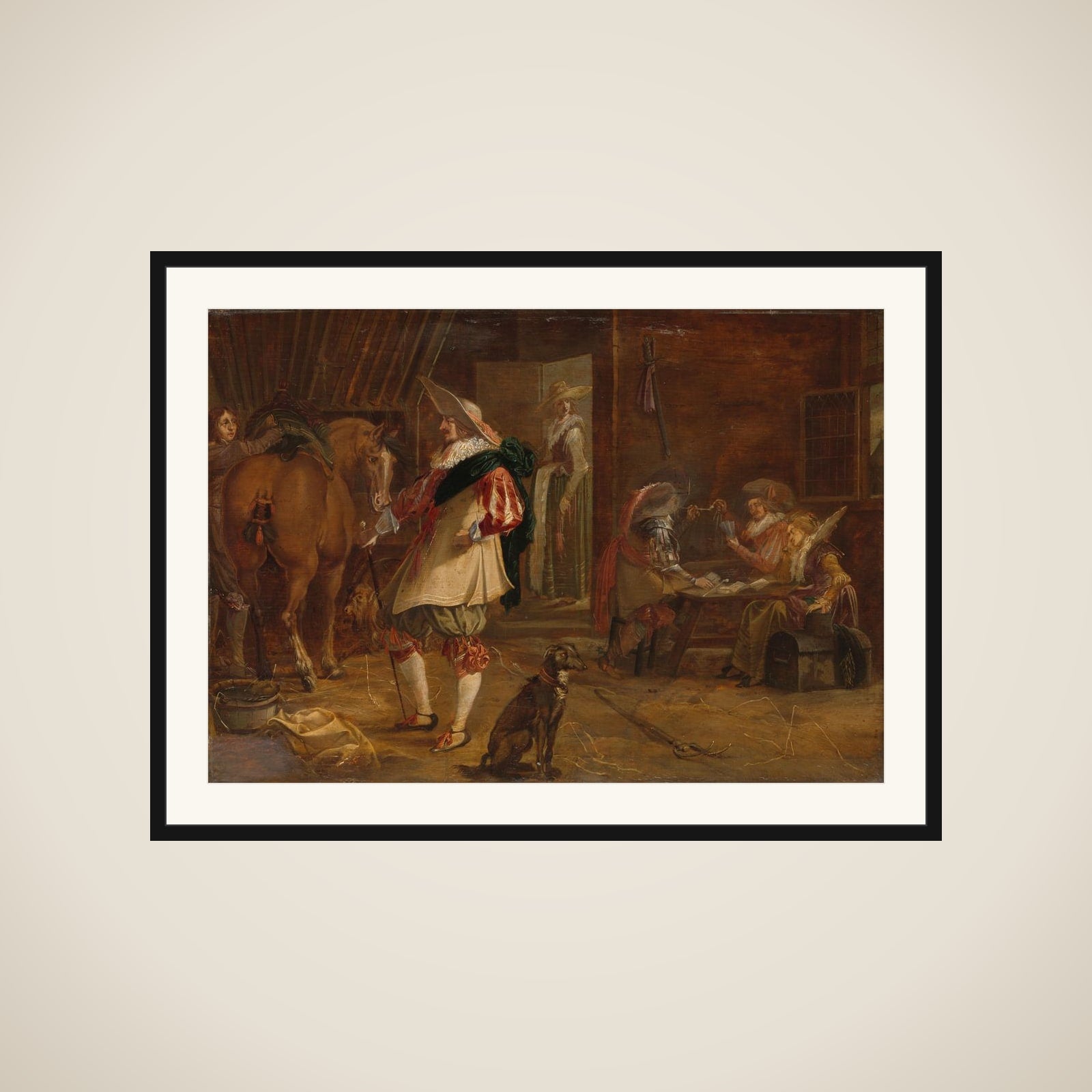 A Guard House framed