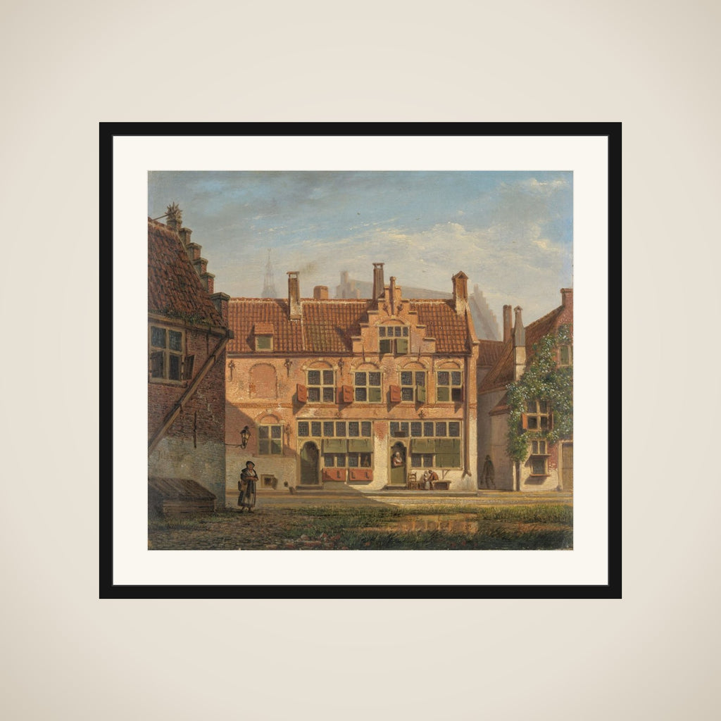 A Street in Amersfoort framed