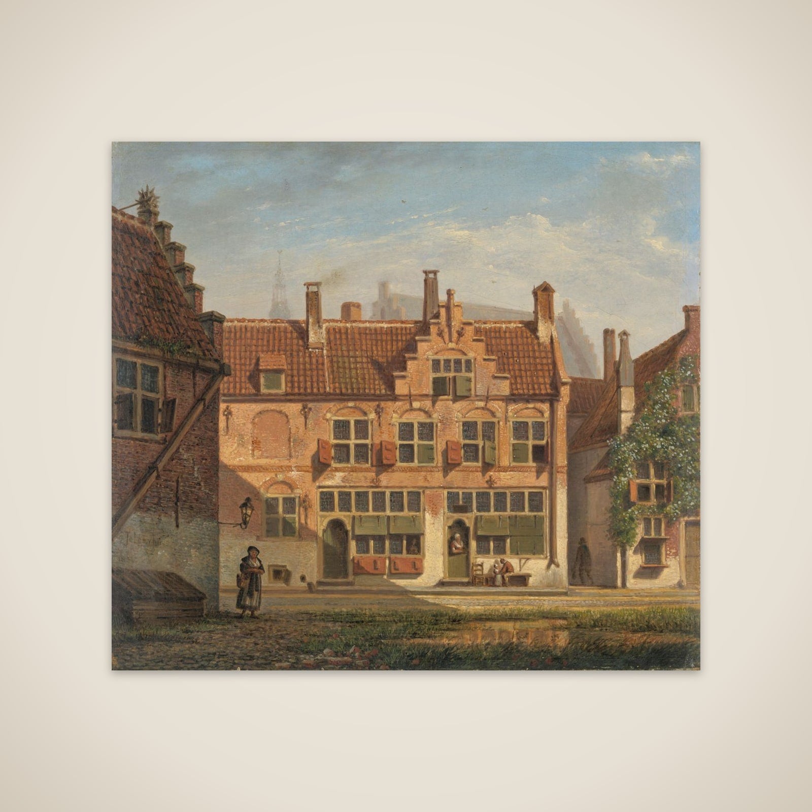 A Street in Amersfoort unframed print