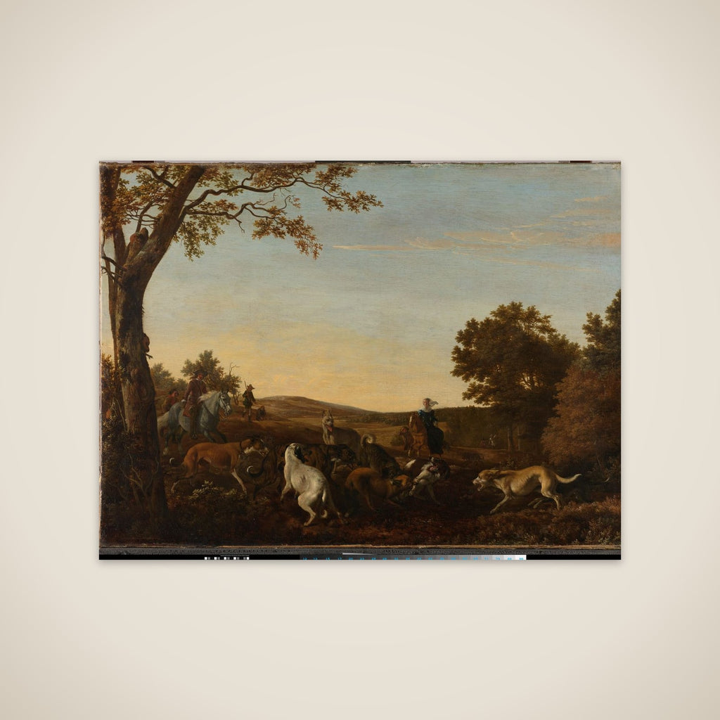 The Fox Hunt unframed print